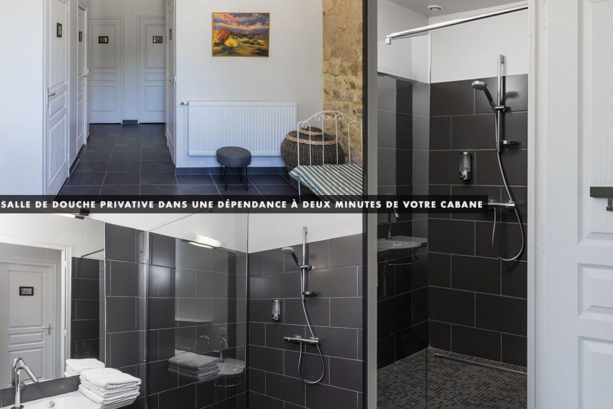 Salle de douche privative
